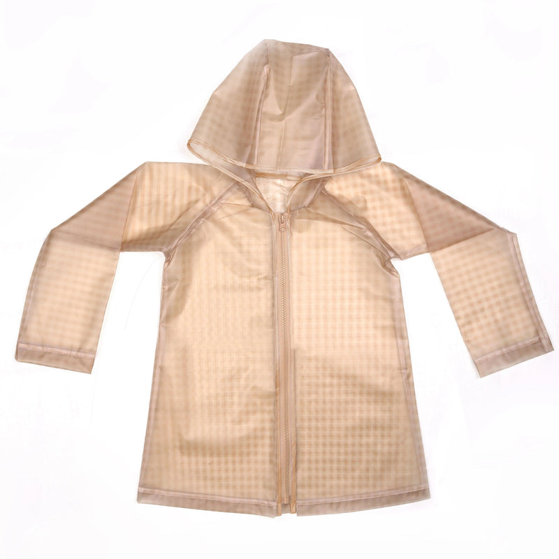 Mrs Ertha Rain Coat Drizzles Soft Squares - Swanky Boutique