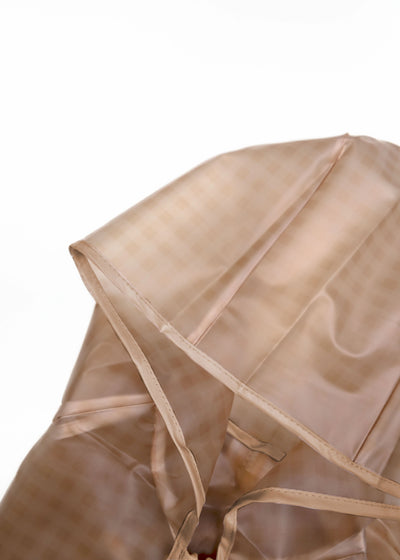 Mrs Ertha Rain Coat Drizzles Soft Squares - Swanky Boutique