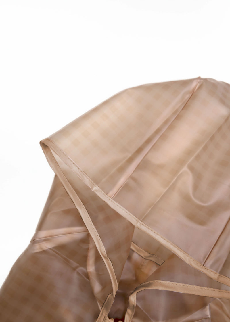 Mrs Ertha Rain Coat Drizzles Soft Squares - Swanky Boutique