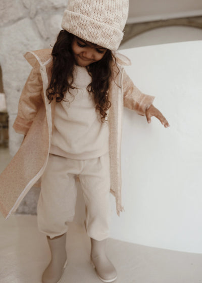 Mrs Ertha Rain Coat Frizzles - Bouquet Silhouette - Swanky Boutique