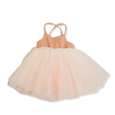 Mrs Ertha Rosie Dress Nude - Swanky Boutique