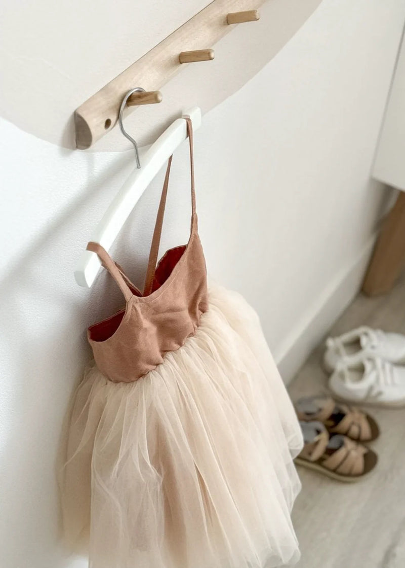 Mrs Ertha Rosie Dress Nude - Swanky Boutique