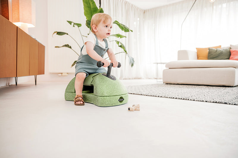 My First, 3-in-1 Baby Walker, Ride-On & Rolling Board (6+ Months) - Olive Green