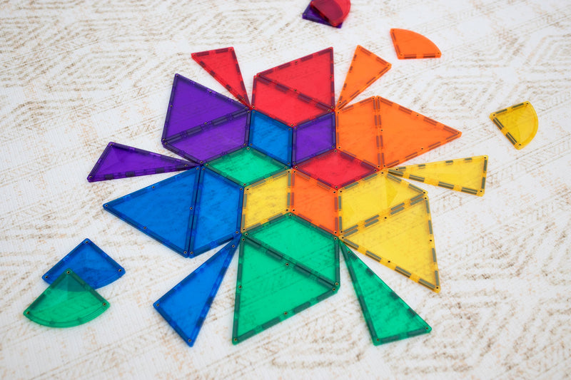 Connetix - Magnetic Tiles Rainbow Shape Expansion Pack (36 Pieces) - Swanky Boutique