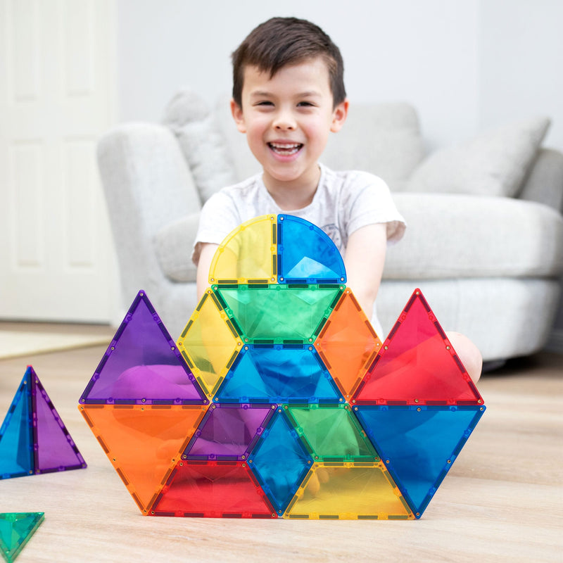 Connetix - Magnetic Tiles Rainbow Shape Expansion Pack (36 Pieces) - Swanky Boutique