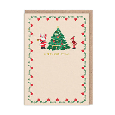 Ohh Deer - Greeting Card Cath Kidston Santa Christmas - Swanky Boutique Malta 