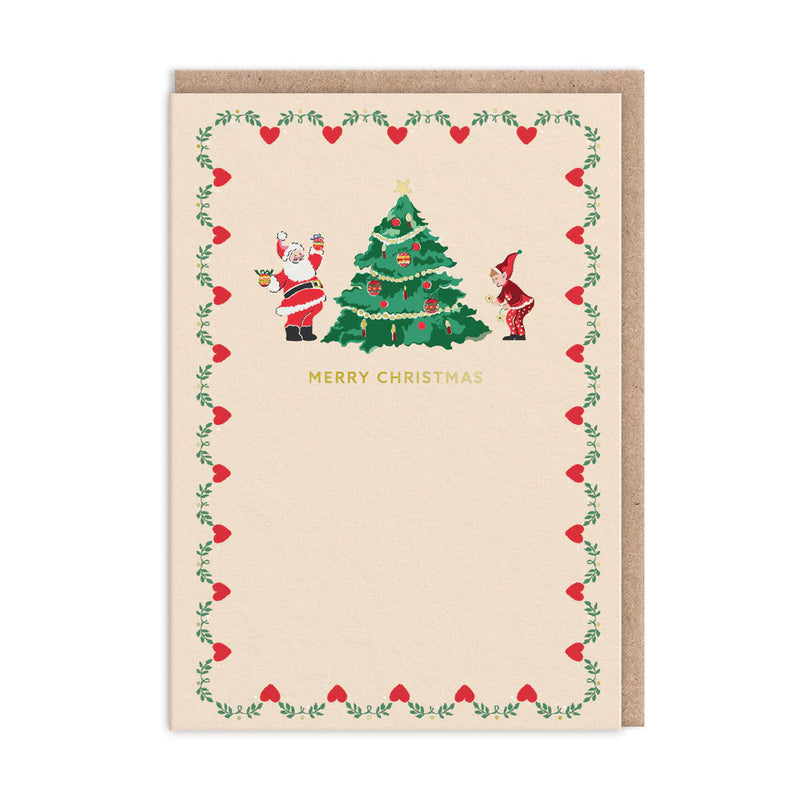 Ohh Deer - Greeting Card Cath Kidston Santa Christmas - Swanky Boutique Malta 