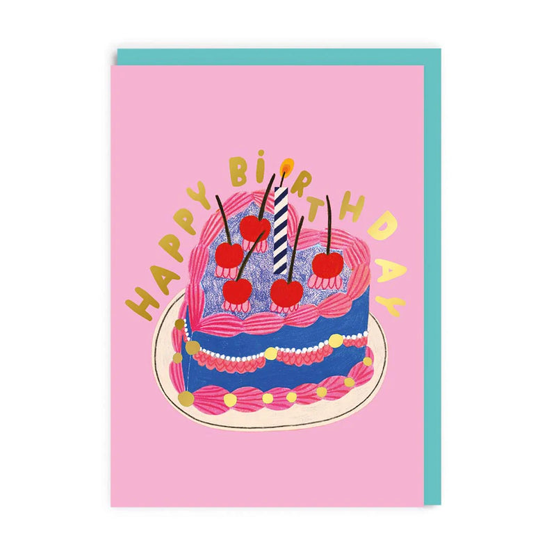 Ohh Deer - Greeting Card Heart Cake Birthday - Swanky Boutique Malta 