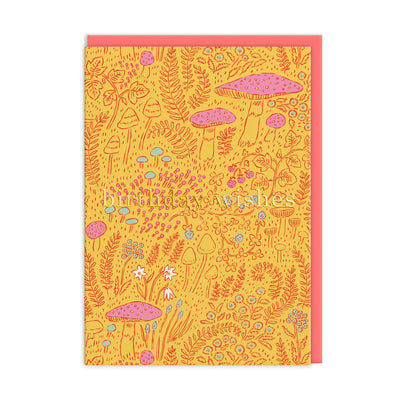 Ohh Deer - Greeting Card Mushrooms Birthday - Swanky Boutique Malta 