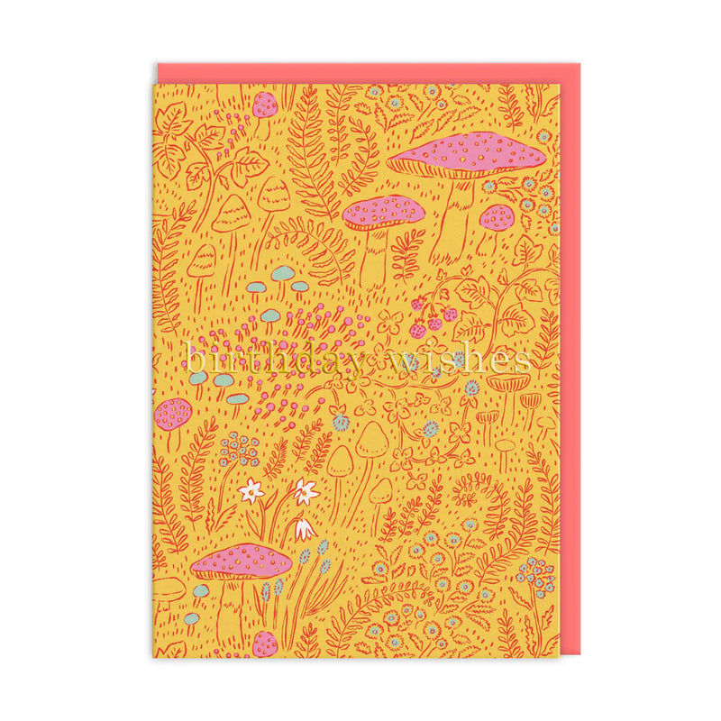 Ohh Deer - Greeting Card Mushrooms Birthday - Swanky Boutique Malta 
