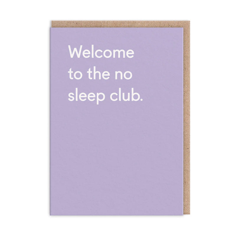 Ohh Deer - Greeting Card No Sleep Club - Swanky Boutique Malta 