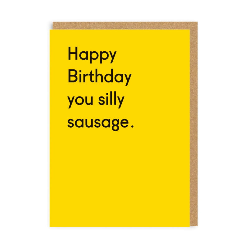 Ohh Deer - Greeting Card Silly Sausage Birthday - Swanky Boutique Malta 