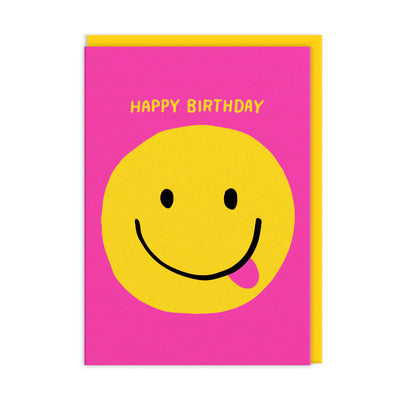 Greeting Card | Smiley Face Happy Birthday