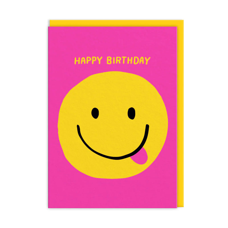 Greeting Card | Smiley Face Happy Birthday