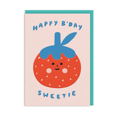 Ohh Deer - Greeting Card Sweetie Strawberry Birthday - Swanky Boutique Malta 