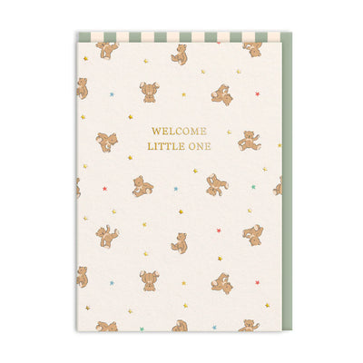 Ohh Deer - Greeting Card Welcome Little One Bears - Swanky Boutique Malta 
