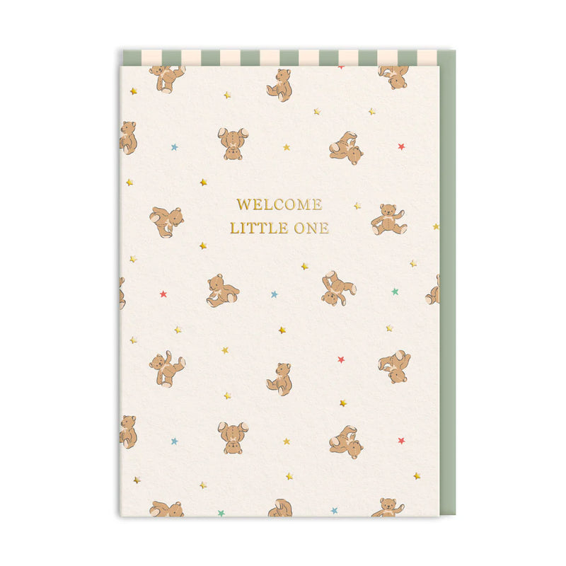 Ohh Deer - Greeting Card Welcome Little One Bears - Swanky Boutique Malta 