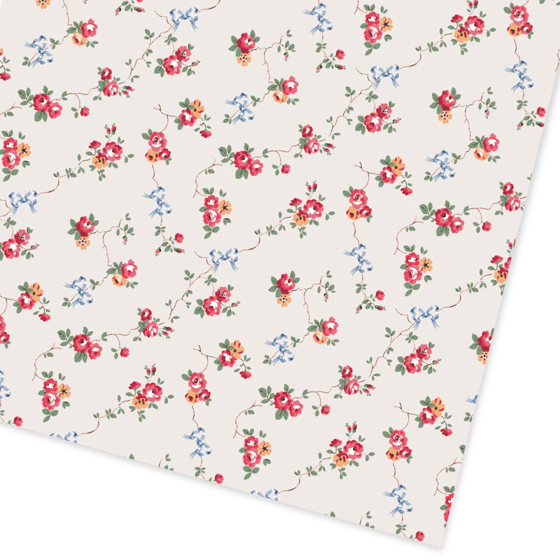 Ohh Deer - Wrapping Paper Roll Rose and Bows - Swanky Boutique Malta 