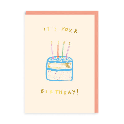 Ohh Deer - It's Your Birthday Cake Greeting Card Swanky Boutique Malta 