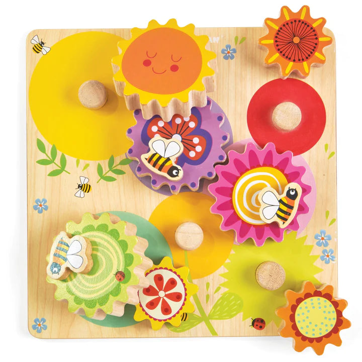 Le Toy Van - Gears & Cogs Busy Bee Learning - Swanky Boutique