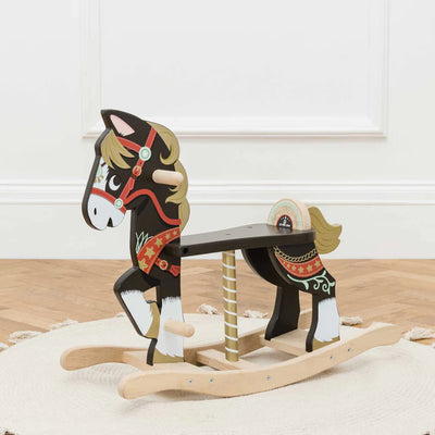Classic Wooden Rocking Horse