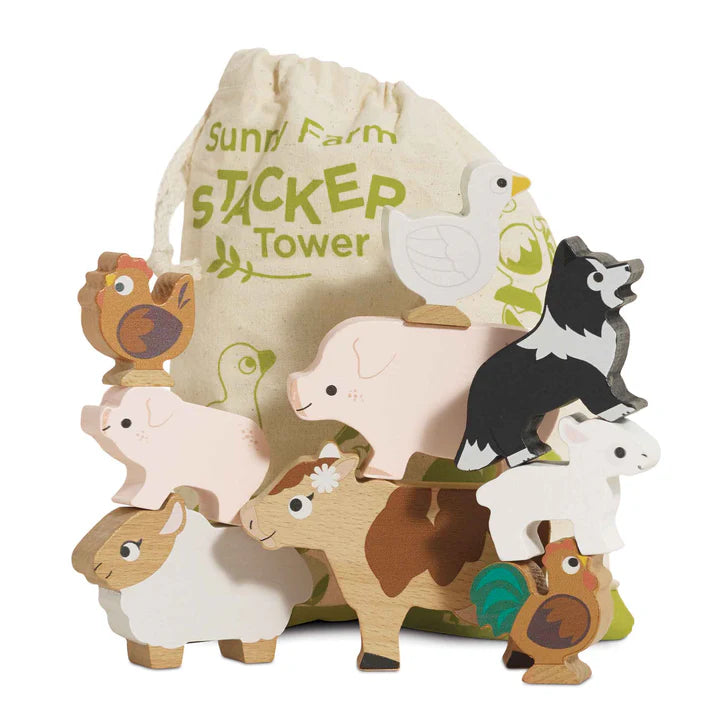 Farmyard Stacking Animals & Bag - Farmyard – Swanky Boutique
