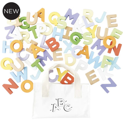 Le Toy Van - Wooden Letters in Bag - Swanky Boutique
