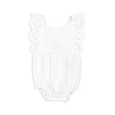 konges soejd - Posey Romper - Optic White - swanky boutique malta