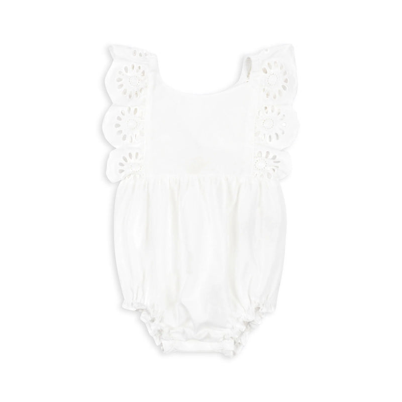 konges soejd - Posey Romper - Optic White - swanky boutique malta