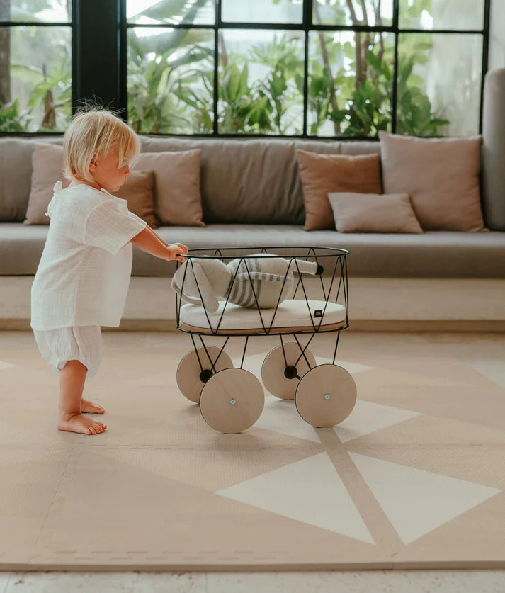 toddlekind - Premium Foam Playmats | Kyte - Mocha (120x180cm) - swanky boutique malta