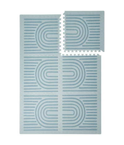 Toddlekind - Floor Playmat Linear Series Mineral Blue - Swanky Boutique