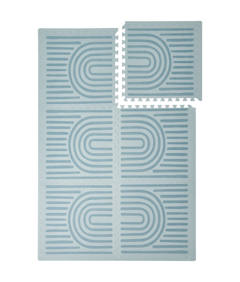 Toddlekind - Floor Playmat Linear Series Mineral Blue - Swanky Boutique