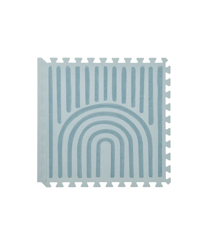 Toddlekind - Floor Playmat Linear Series Mineral Blue - Swanky Boutique