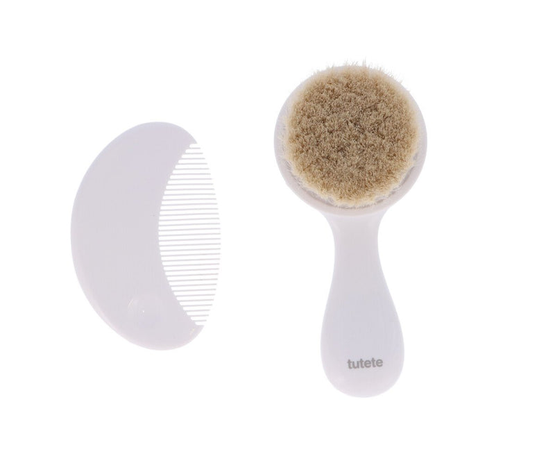 My First Comb & Brush Set - White