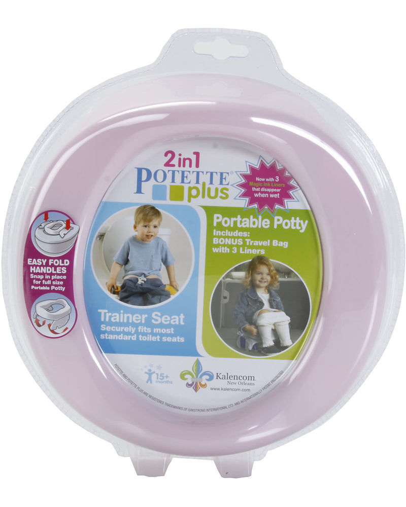 Potette Plus Travel Potty - Pastel Pink