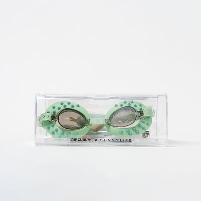 SunnyLife Kids Swim Goggles - Shred Turtle Aqua- Swanky Boutique Malta 