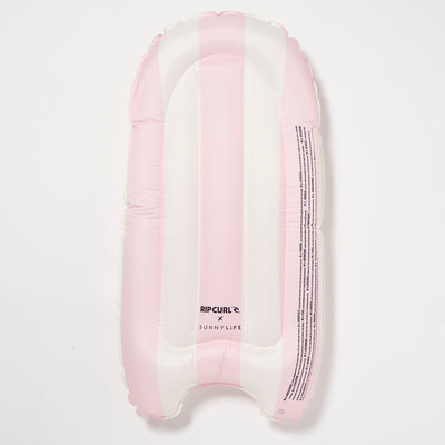 SunnyLife Kids Surf Mat - Dolphin Surf Co /Pink Stripe- Swanky Boutique Malta