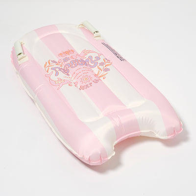SunnyLife Kids Surf Mat - Dolphin Surf Co /Pink Stripe- Swanky Boutique Malta