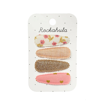 Rockahula- Hair Accessories - Elise Fabric Clip Set- Swanky Boutique Malta 