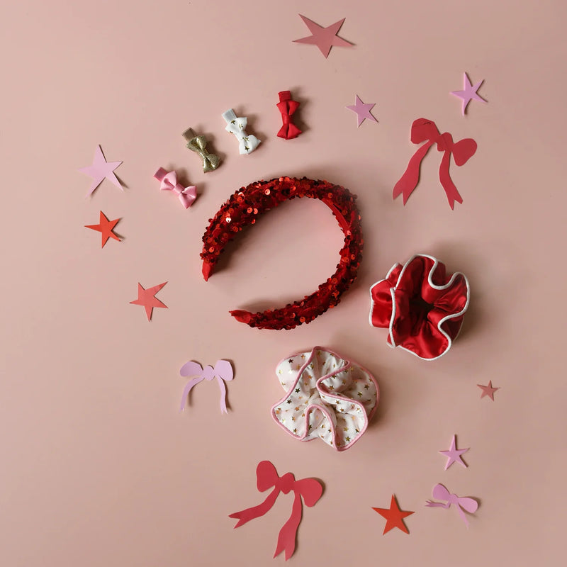 Rockahula - Hair Accessories - Festive Mini Bow Clips - Swanky Boutqiue Malta 