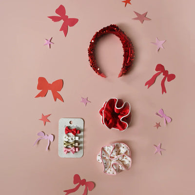 Rockahula - Hair Accessories - Festive Mini Bow Clips - Swanky Boutqiue Malta 