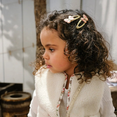 Rockahula-Hair Accessories - Patchwork Butterfly Clips-Swanky Boutique Malta 