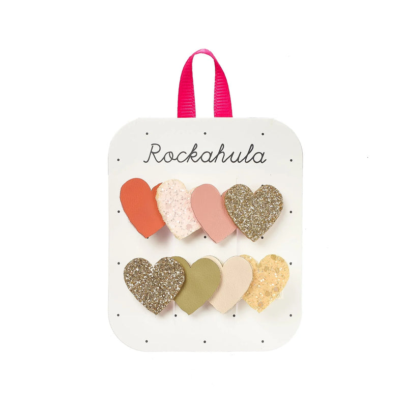 Rockahula-Hair Accessories - Sweet Hearts Bar Clips-Swanky Boutique Malta 