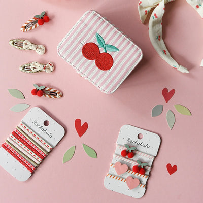 Hair Accessories - Very Cherry Elastic Pony Pack