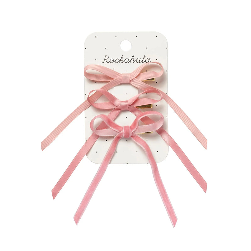 Rockahula-Hair Accessories - Very Cutesy Long Bow Clips-Swanky Boutique Malta 