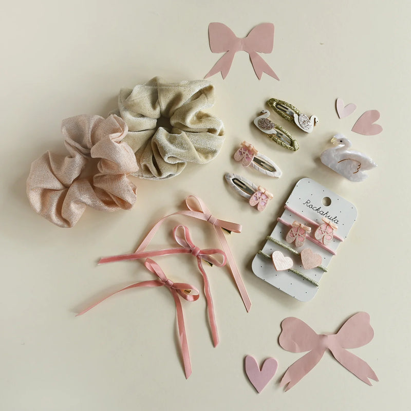 Rockahula-Hair Accessories - Very Cutesy Long Bow Clips-Swanky Boutique Malta 
