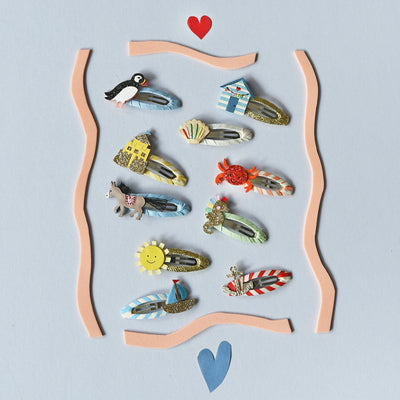 Rockahula Kids Rainbow Seahorse Clips  - Swanky Boutique 