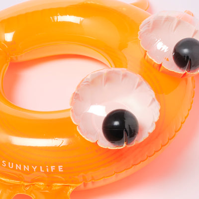 sunny life - Swim Ring (3-6 Years)- Sonny The Sea Creature Neon Orange - swanky boutique malta
