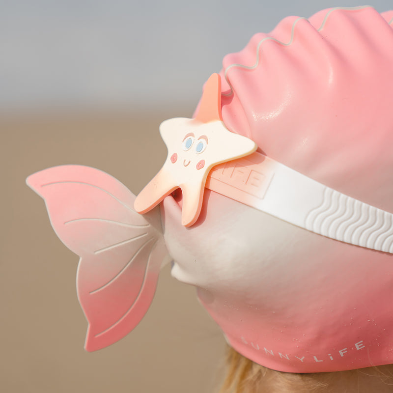 sunny life - Swimming Cap (3-9 Years) - Ocean Treasure Rose Ombre - swanky boutique malta