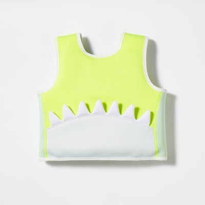 sunny life - Swim Vest - Shark Tribe Blue Neon Citrus (Various Sizes) - swanky boutique malta